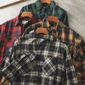 Мужская повседневная рубашка-куртка с длинным рукавом в клетку с защитой от солнца, весна/осень 2024 г. 3X-Large