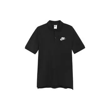 Мужская повседневная рубашка поло Nike Sportswear Solid Logo, черные 909747-010 XL