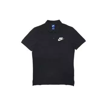 Мужская повседневная рубашка поло Nike Sportswear Solid Logo, черные 909747-010 M