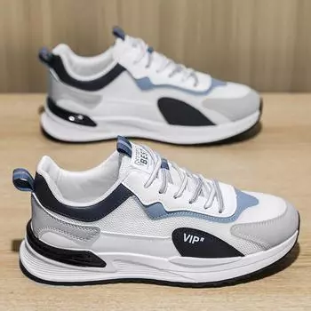 Мужская повседневная сетчатая дышащая толстая подошва увеличивающая рост обувь для папы мужская универсальная спортивная обувь с мягкой подошвой 38