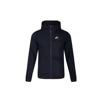 Мужская повседневная спортивная куртка с капюшоном Nike Knit Hooded, синяя 804392-451 XL