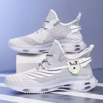 Мужская повседневная спортивная обувь, легкие кроссовки с воздушной сеткой, противоскользящие и износостойкие, плоские кроссовки для ходьбы, спортивный бег, размер 48 39