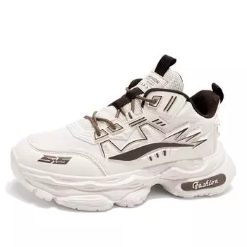 Мужская повседневная спортивная обувь, модные кроссовки на толстой подошве, новые большие мокасины для мужчин, сетчатые дышащие мужские панковские туфли 39