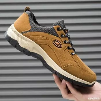 Мужская повседневная спортивная обувь очень большого размера Мужская обувь Рабочая обувь Страховая обувь Кожаная обувь для походов на открытом воздухе 39