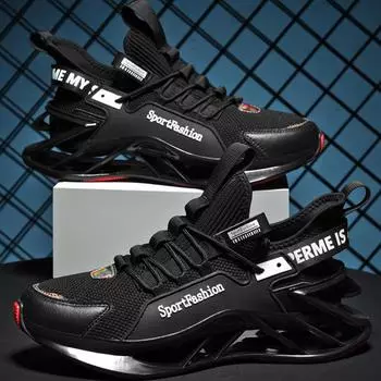 Мужская повседневная спортивная обувь. Роскошные тренировочные кроссовки. Модная спортивная мужская обувь с мягкой подошвой. 39 белый