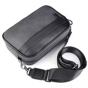 Мужская повседневная сумка через плечо, маленькая квадратная сумка-слинг для деловых поездок (серый)