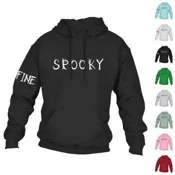 Мужская повседневная свободная толстовка с капюшоном и длинным рукавом с карманом и принтом на Хэллоуин XXL красный