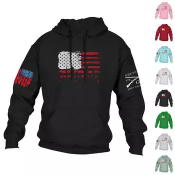 Мужская повседневная свободная толстовка с капюшоном и длинным рукавом с принтом и карманами XXXL