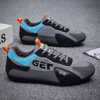 Мужская повседневная теннисная обувь, летняя сетчатая дышащая спортивная обувь для отдыха на открытом воздухе, легкая и удобная обувь для вождения для мужчин Zapatos De Tenis 39