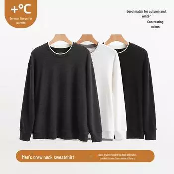 Мужская повседневная толстовка «два в одном» из немецкого бархата с длинным рукавом для осени и зимы 2XL/180