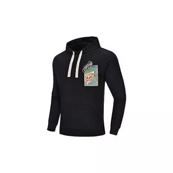 Мужская повседневная толстовка Li-Ning X Disney, черная AWDQ143-1 XL