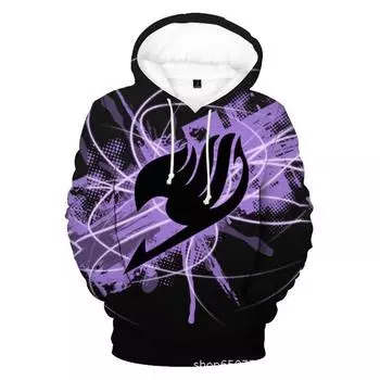 Мужская повседневная толстовка с капюшоном Explosive Fairy Tail Series с 3D-печатью M