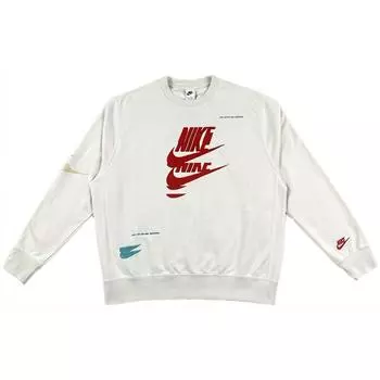 Мужская повседневная толстовка с круглым вырезом Nike, белая FD9901-030 XL
