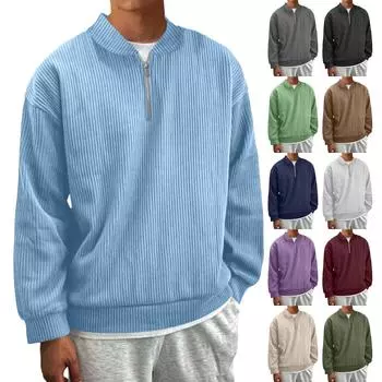 Мужская повседневная толстовка в стиле ретро с градиентным принтом L армия зеленый