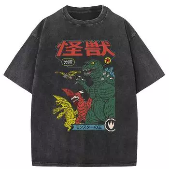 Мужская повседневная тонкая футболка, летняя классическая японская аниме-принт, мужская футболка с коротким рукавом, мужская одежда S