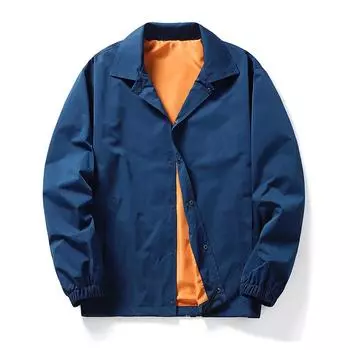 Мужская повседневная тонкая куртка, мужская весенне-осенняя бейсбольная куртка, ветровка, пальто M жёлтый