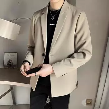 Мужская повседневная тонкая мужская куртка больших размеров, офисная повседневная куртка 5XL