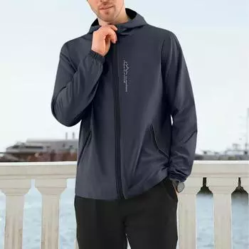 Мужская повседневная уличная однотонная модная зимняя водонепроницаемая куртка Hardshell L