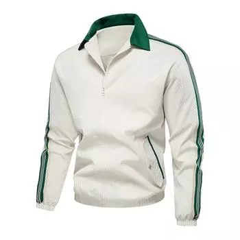 Мужская повседневная ветровка, куртка-бомбер, пальто, весна-осень, мужская однотонная ветрозащитная верхняя одежда, формальная модная куртка, пальто для мужчин M чёрный