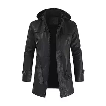 Мужская повседневная зимняя теплая верхняя блузка, утепленная верхняя одежда, верхняя блузка, куртка M чёрный