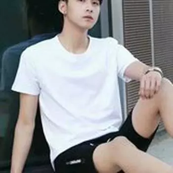 Мужская приталенная белая рубашка с длинным рукавом и защитой от морщин S