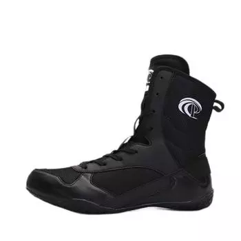 Мужская профессиональная боксерская обувь для взрослых, оригинальная удобная борцовская обувь, дышащие кроссовки для полетов, роскошные боксерские ботинки 36