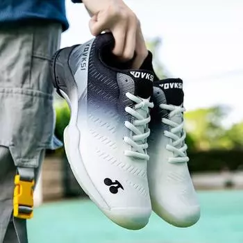 Мужская профессиональная обувь для бадминтона, кроссовки для ходьбы в тренажерном зале, мужские волейбольные кроссовки, дышащая сетка, спортивная теннисная обувь, размер 35-46 35