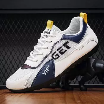 Мужская противоскользящая и износостойкая уличная модная повседневная обувь Спортивная обувь Мужская обувь Модная обувь 39 белый