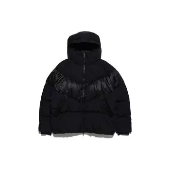 Мужская пуховая куртка с капюшоном Nike Color-Block, верхняя одежда, черная BV4720-010 XXL