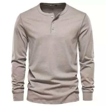 Мужская пуловер Рубашка с длинным рукавом V-образным вырезом Большой размер Повседневная Длинный рукав Винтаж Длинный рукав 5XL белый