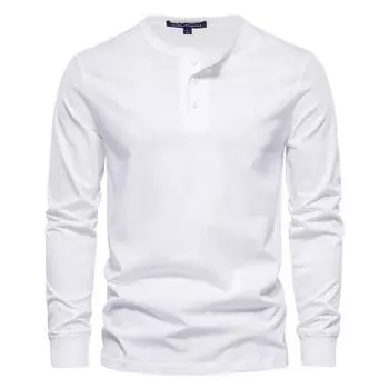 Мужская пуловер Рубашка с длинным рукавом V-образным вырезом Большой размер Повседневная Длинный рукав Винтаж Длинный рукав XS дубильная кора