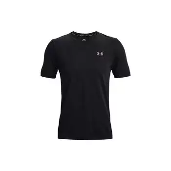 Мужская пуловерная футболка с однотонным логотипом Under Armour, черные 1370441-001 M