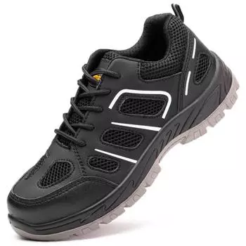 Мужская рабочая обувь из стали Baotou с защитой от ударов и проколов, прочная подошва, защитная обувь 36