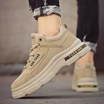 Мужская рабочая обувь нового стиля, модная и универсальная, нескользящая, износостойкая и утолщенная.