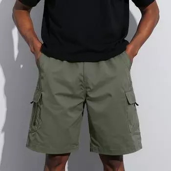 Мужская рабочая одежда Функциональные уличные Модные повседневные Быстросохнущие шорты L армия зеленый