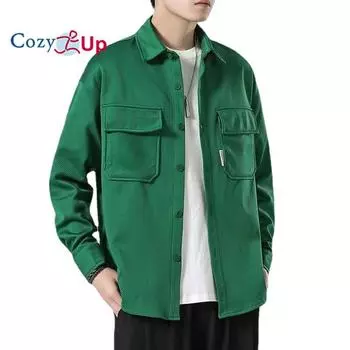 Мужская рабочая рубашка в стиле вестерн с длинными рукавами и прочной отделкой M белый