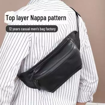 Мужская роскошная сумка-мессенджер из натуральной кожи A-grade cowhide 88380