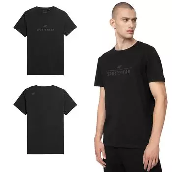 Мужская рубашка 4F Черная H4Z22 TSM354 M