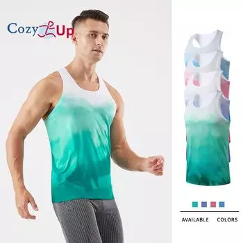 Мужская рубашка без рукавов Cozy Up, быстросохнущая, для тренировок, плавания, для спортзала, для мышц, для спорта, пляжа, для больших и высоких S зелёный