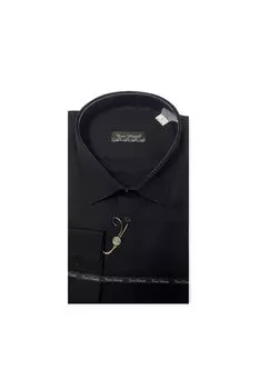 Мужская рубашка больших размеров больших размеров Мужская рубашка Добби больших размеров с длинным рукавом986