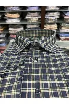 Мужская рубашка больших размеров больших размеров Хлопковая рубашка больших размеров