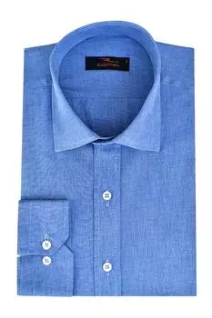 Мужская рубашка больших размеров больших размеров Мужская рубашка с длинным рукавом из шелка Dobby Bgl-St01910