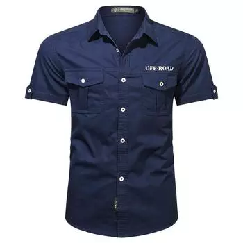 Мужская рубашка большого размера с коротким рукавом и лацканами, весна-лето, мужская рабочая одежда, свободные мужские рубашки, не требующие глажки 5XL