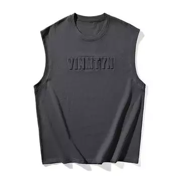 Мужская рубашка большого размера с круглым вырезом, свободная, для фитнеса и спорта, с короткими рукавами, однотонная, без рукавов, жилет с короткими рукавами 10XL чёрный