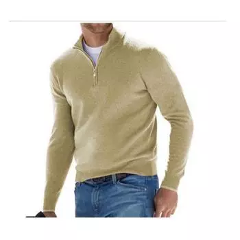 Мужская рубашка из кашемира с длинным рукавом на осень и зиму XL чёрный