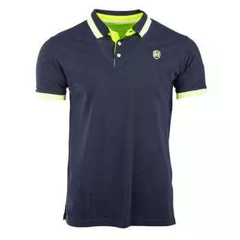 Мужская рубашка-поло из хлопка пике BLAGGIO S белый