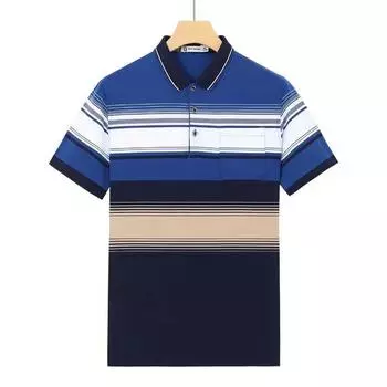 Мужская рубашка поло, летняя новая футболка с коротким рукавом, модная универсальная рубашка поло, облегающий повседневный топ S