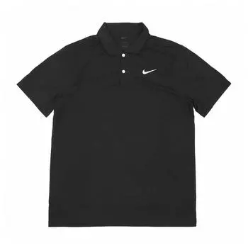 Мужская рубашка поло Nike Golf, удобная, влагоотводящая, дышащая, черная, CU9793-010 M