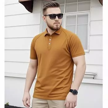 Мужская рубашка поло с коротким рукавом, спортивная футболка, поло для гольфа, повседневные стильные рубашки с воротником для мужчин, большие размеры M светло-синий