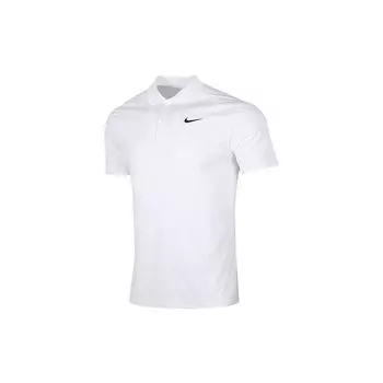 Мужская рубашка поло с короткими рукавами Nike Dri-Fit Victory Logo Performance, белая BV0355-100 XL